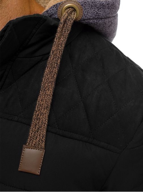 Pánská trendy černá bunda J.BOYZ 1040