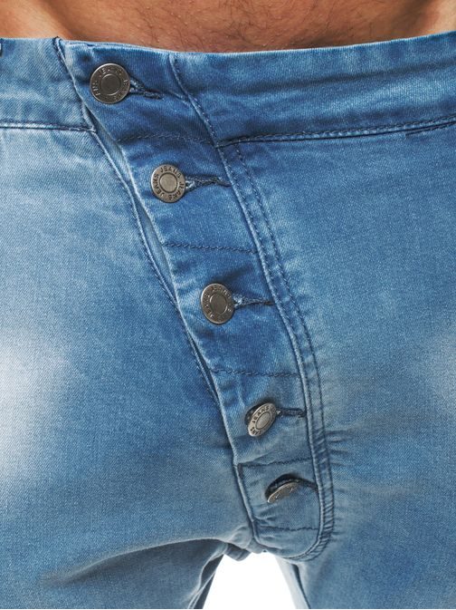 Trendy originální světle modré džíny 95058