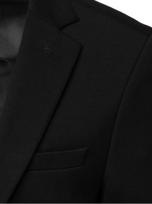 Pohodlná pánské sako v černé barvě