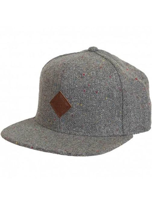 Šedá kšiltovka M AVERY SNAPBACK Grey