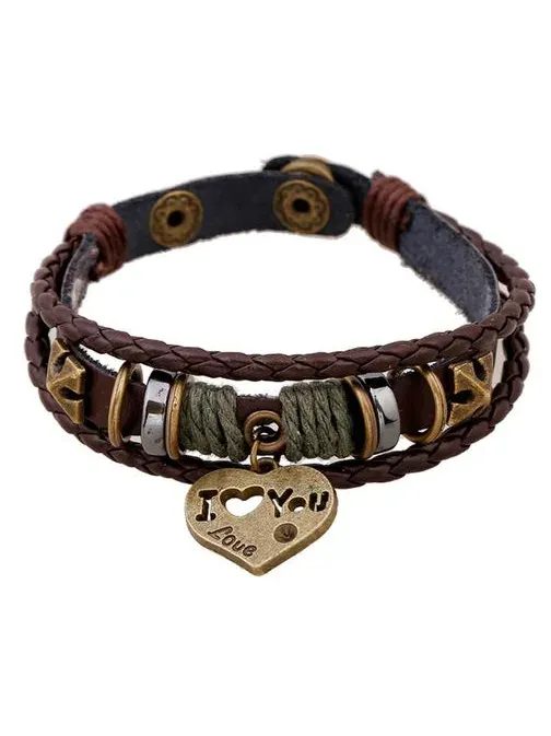 Sada 3 unisex náramků LOVE