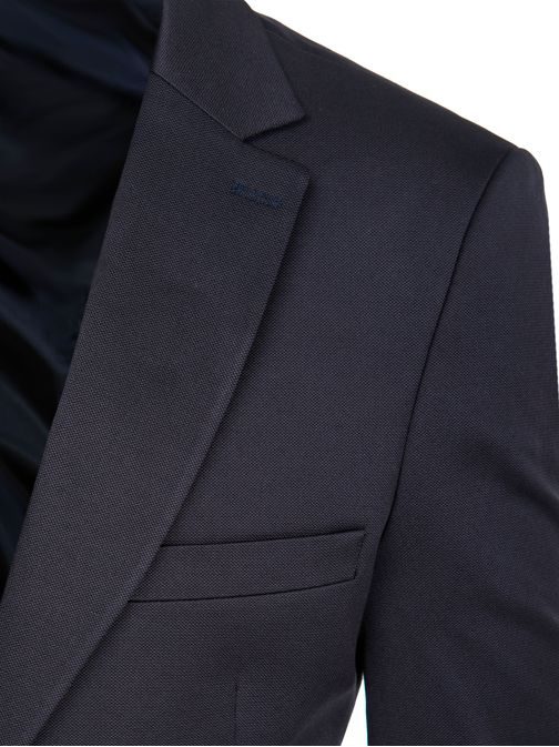 Elegantní tmavě modré pánské sako do společnosti