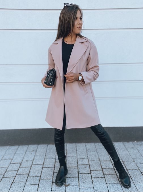 Univerzální dámský růžový kabát Sevento