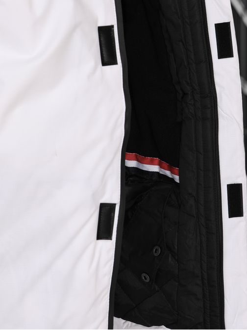 Zimní bílá pánská bunda