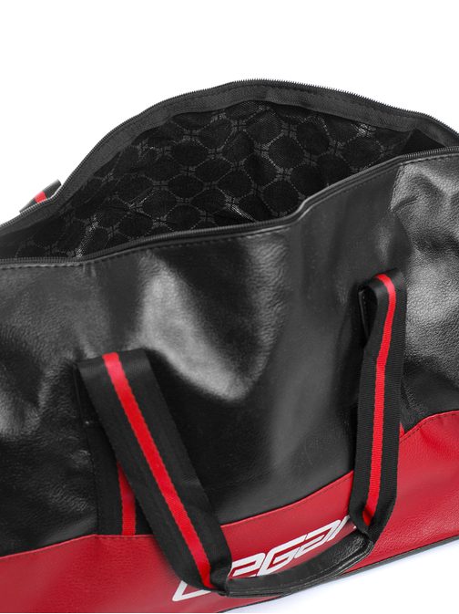 Sportovní taška černo-červená L/8445