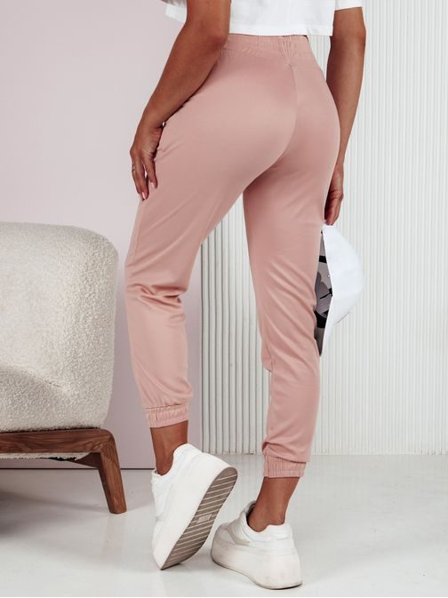 Trendy dámské růžové tepláky Fashioncore