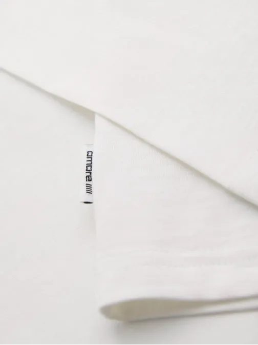 Pánské bílé tričko s dlouhým rukávem  V3 LSPT-0136