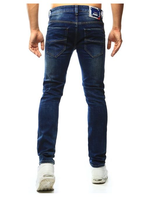 Jednoduché pánské džínové kalhoty