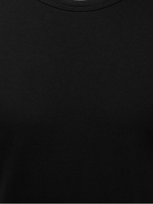 Stylové jednoduché černé tričko O/1208Z