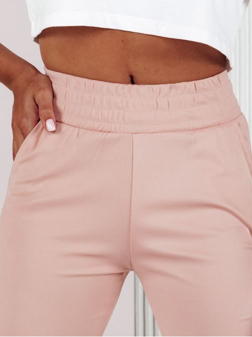 Trendy dámské růžové tepláky Fashioncore