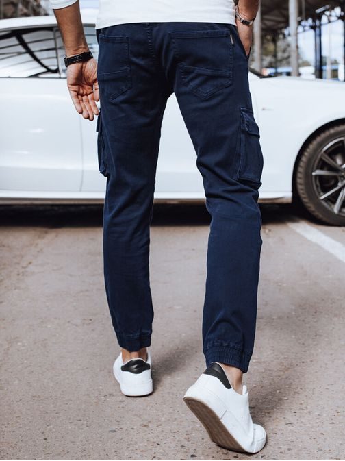 Trendy kapsáčové granátové jogger kalhoty