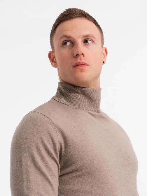 Módní béžový rolák V3 SWTN-0127