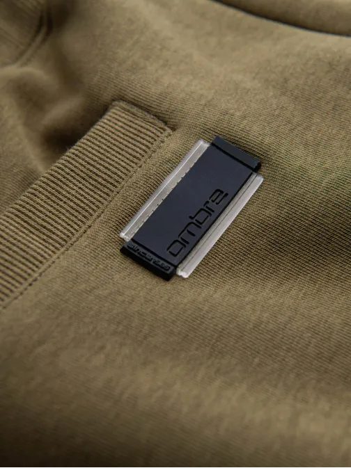Olivové jednobarevné šortky V2 SRBS-0149