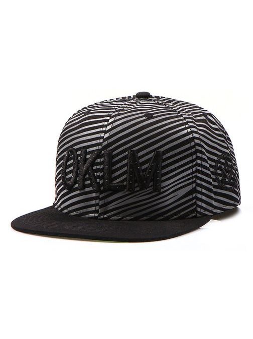 OKLM černá moderní snapback kšiltovka