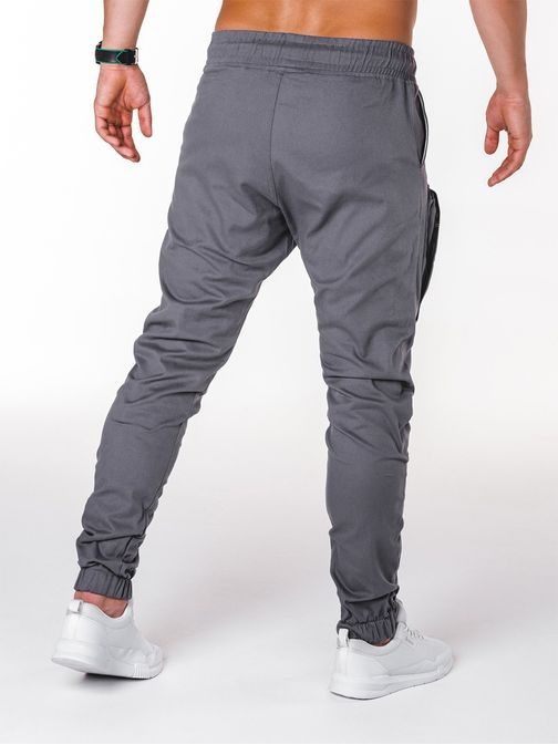 ORIGINÁLNÍ JOGGER KALHOTY ŠEDÉ P705