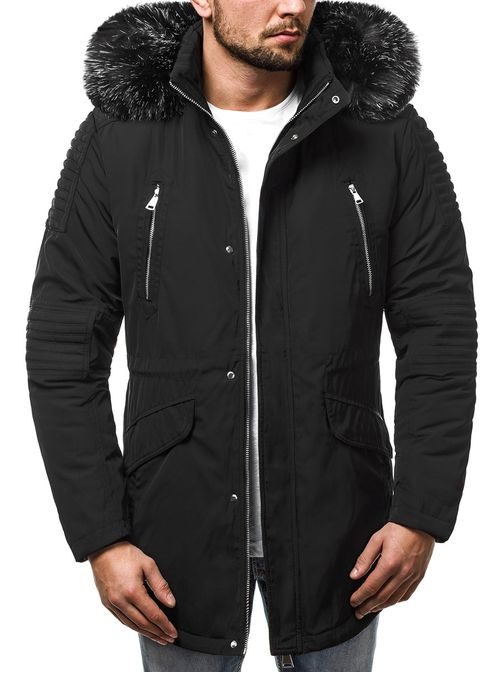 Trendy pánská zimní bunda černá  O/88859