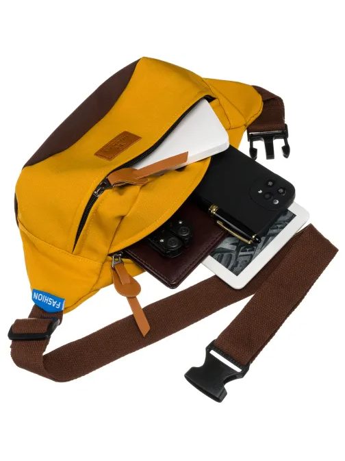 Univerzální módní žlutá ledvinka