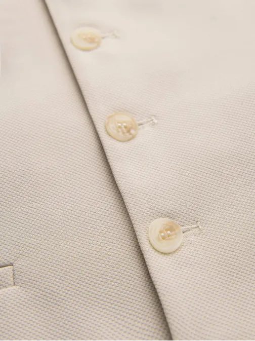 Elegantní béžová pánská vesta V2 BLZV-0145