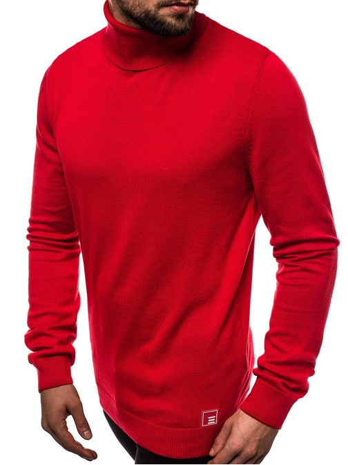 Červený atraktivní svetr B/95008