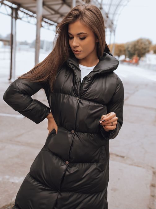 Dámská neobyčejná zimní bunda Nifor v černé barvě