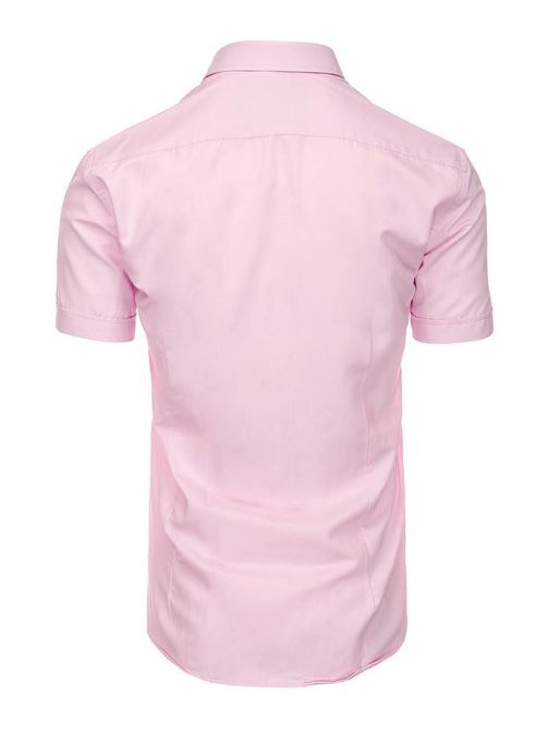 Růžová pohodlná pánská SLIM FIT košile