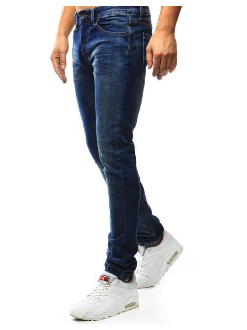 Jednoduché pánské džínové kalhoty