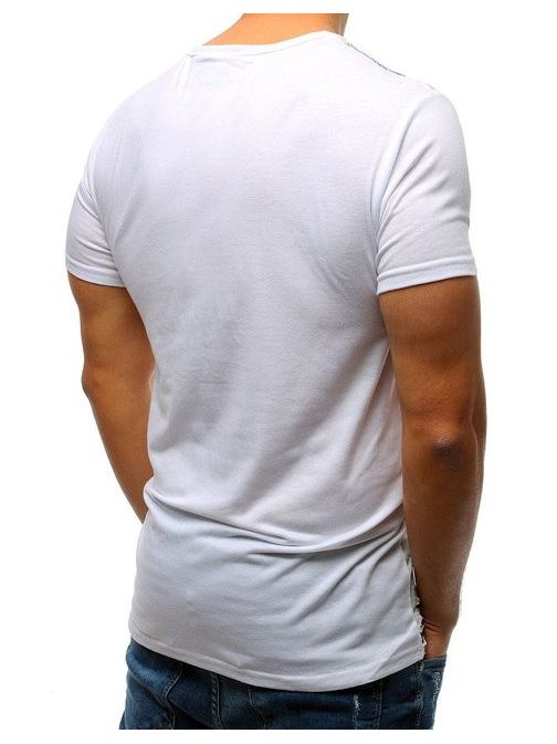 Bílé jedinečné tričko