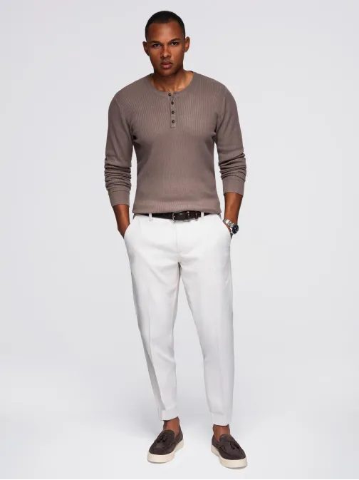 Moderní pánský svetr na knoflíky V4 SWSW-0182