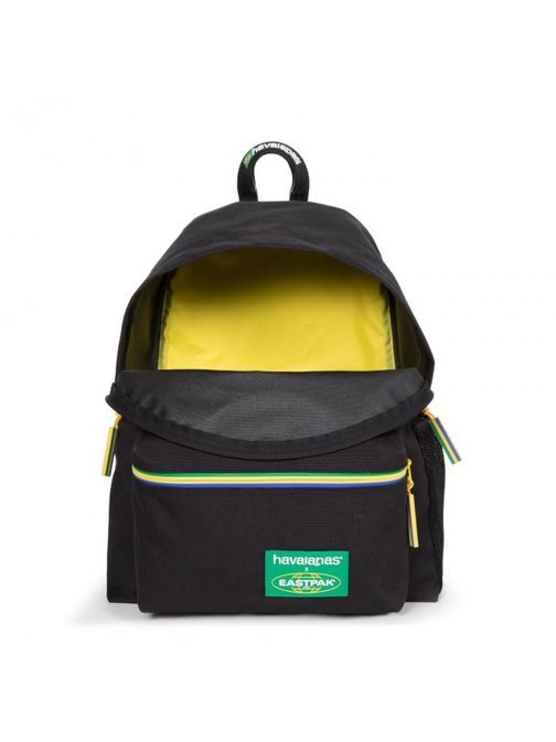 Černý batoh s barevným zipem EASTPAK PADDED PAK'R