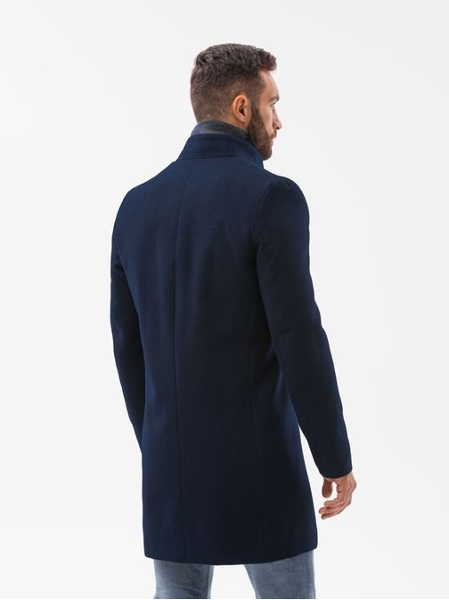 Elegantní granátový kabát C501