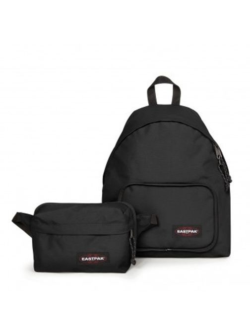 Černý batoh s odnímatelnou ledvinkou EASTPAK PADDED TRAVELL'R