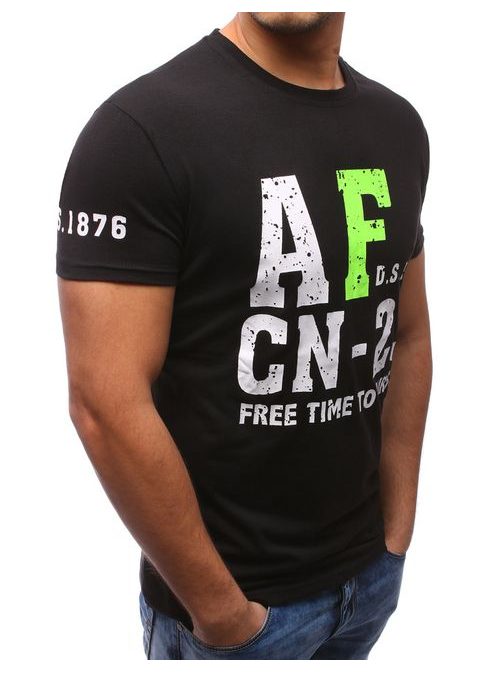 AF pánské černé tričko