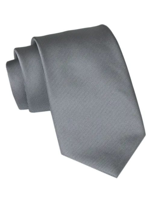 Klasická šedá pánská kravata
