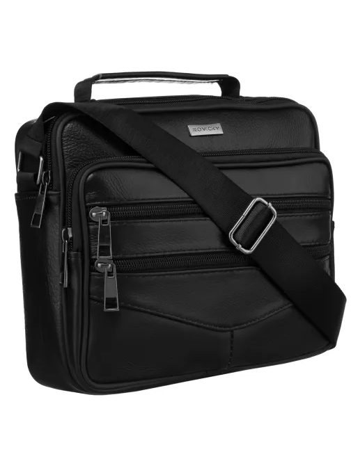 Černá kožená pánská taška Rovicky
