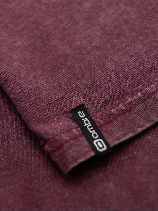 Vínové tričko na knoflíky se sepraným vzorem V3 TSWT-0150