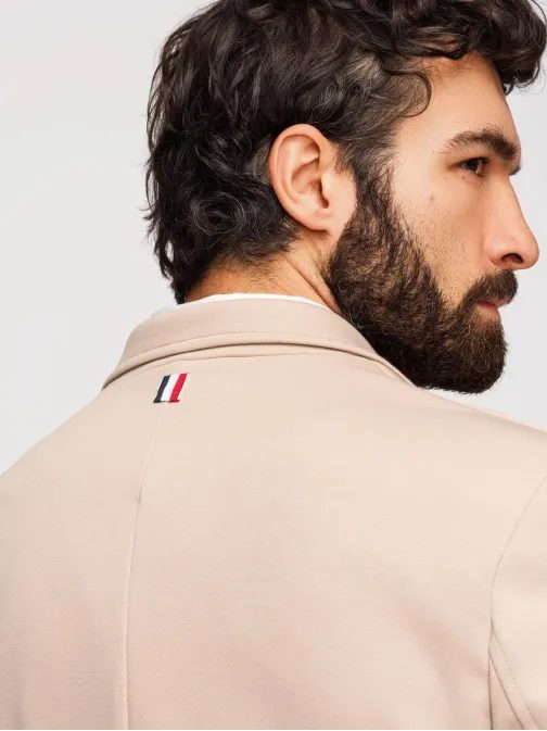 Béžové sportovní slim fit sako V5 M165