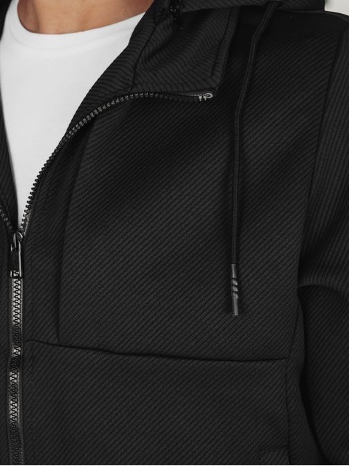 Nadčasová černá pánská bunda