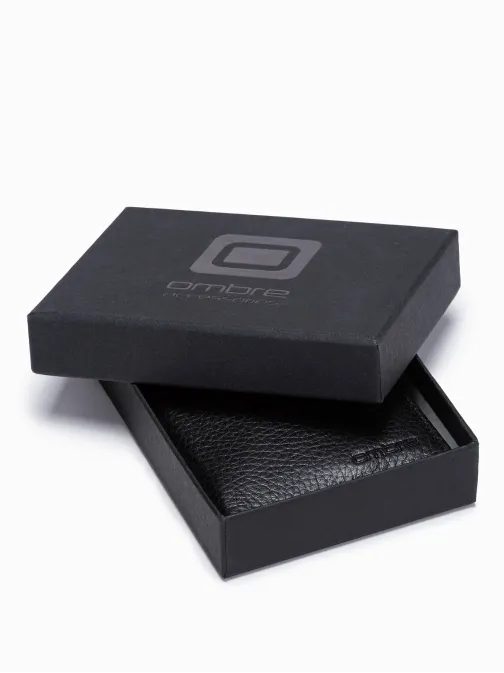 Stylová peněženka v černé barvě A608