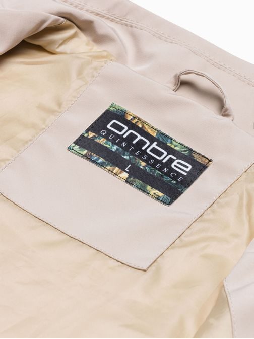 Stylová přechodná bunda v béžové barvě C482