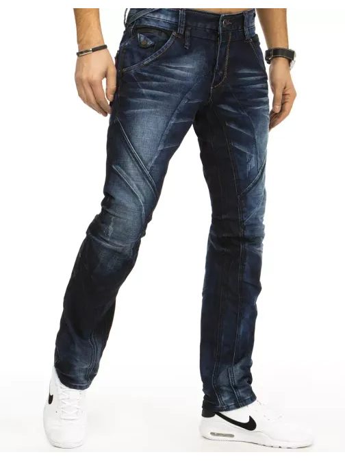 Trendové džíny v nebesky modré barvě