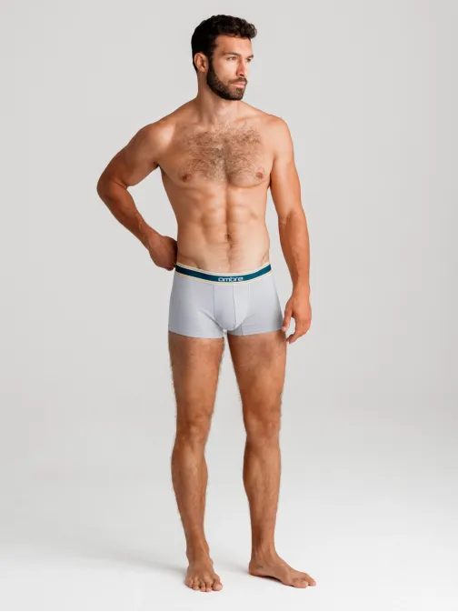 Modré stylové boxerky unbo-0110 (3ks)