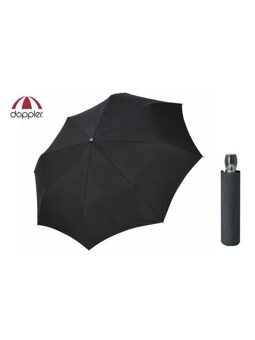 Elegantní černý deštník Doppler Fiber Magic Premium