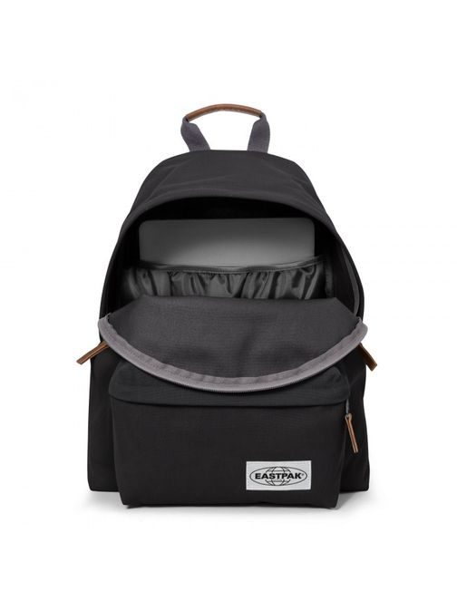 Pohodlný černý batoh EASTPAK PADDED PAK'R