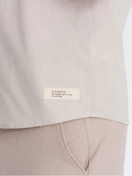 Kubánská krémová košile V7 SHSS-0168