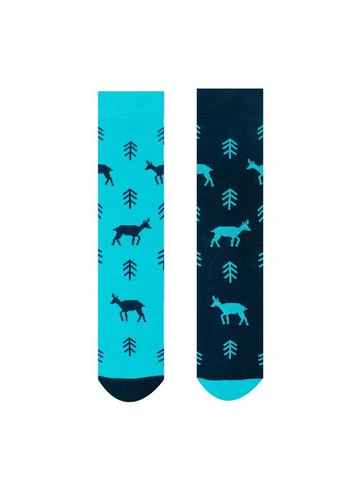 Nádherné ponožky s lesním motivem Kamzík