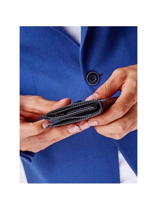 BUFFALO pánská černá peněženka s přezkou