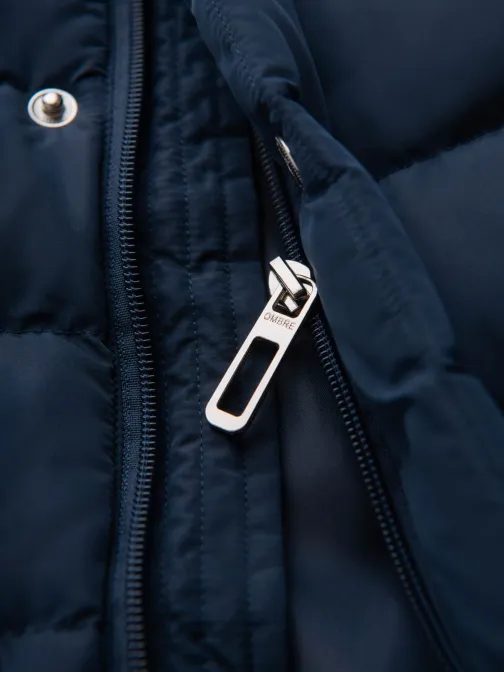 Tmavě modrá přechodná bunda se stojáčkem V2 JALP-0260