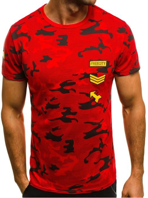 Červené army tričko OZONEE JS/SS331