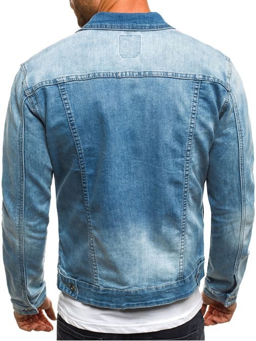 Stylová pánská tmavě modrá džínová bunda ADREXX 31216