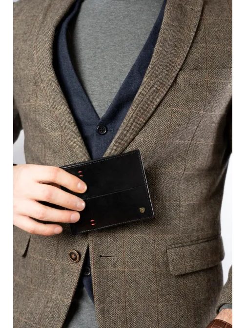 Trendy černá pánská peněženka Rovicky